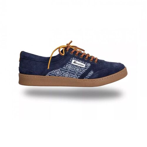 Zapatillas serraje azul Morrison Shelby  40