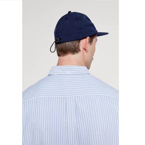 Camisa Pompeii rallas azul/blanca  Striped Oxford  S
