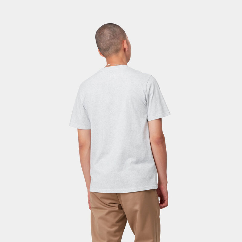 Camiseta Carhartt gris Pocket T-Shirt Ash Heather XS