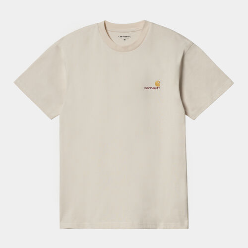 Camiseta Carhartt Beige American Script T-Shirt Natural XS