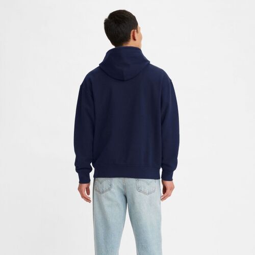 Sudadera Levis con capucha azul Relaxed Graphic Hoodie XS