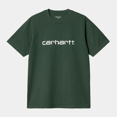 Camiseta Carhartt Verde Script T-Shirt Treehouse XS