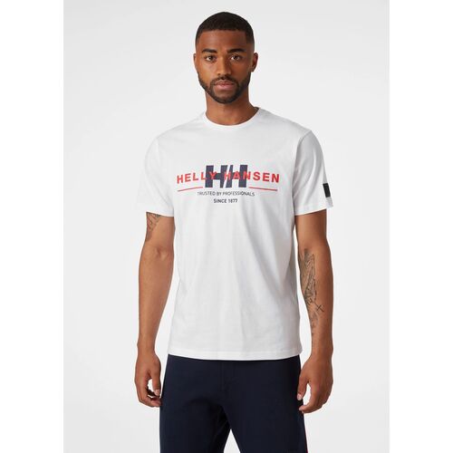 camiseta Helly Hansen blanca  RWB Graphic T-shirt  XS