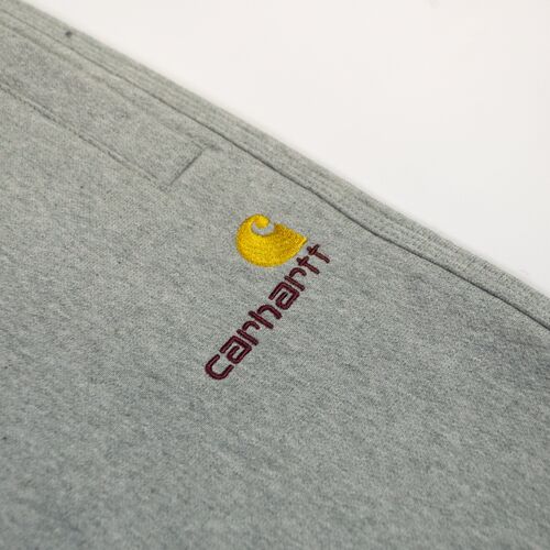 Bermuda Carhartt gris  American Script Sweat Short  XS