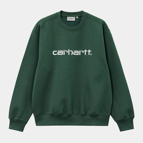 Sudadera Carhartt sin capucha verde Carhartt Sweatshirt Treehouse XS
