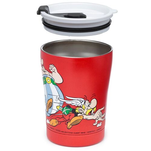 Taza Puckator Térmica para Llevar de Acero Inoxidable - Astérix y Obélix TU