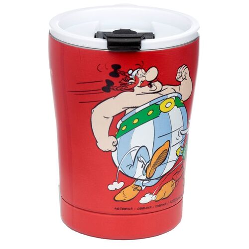 Taza Puckator Térmica para Llevar de Acero Inoxidable - Astérix y Obélix TU