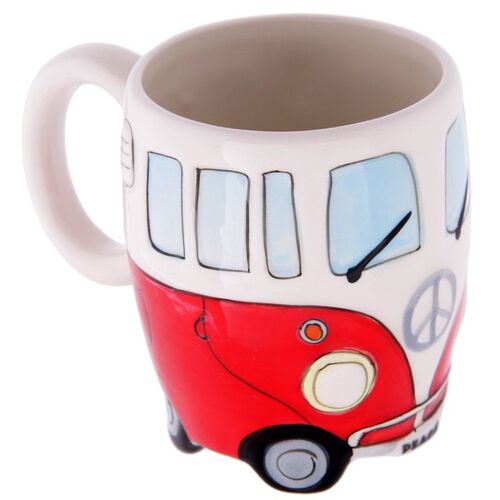 Taza de Cermica 3D con Forma - Caravana MULTI