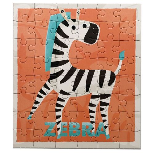 Puzzle Infantil de Material Recilado Puckator- 48 Piezas - Animales Zooniverso TU