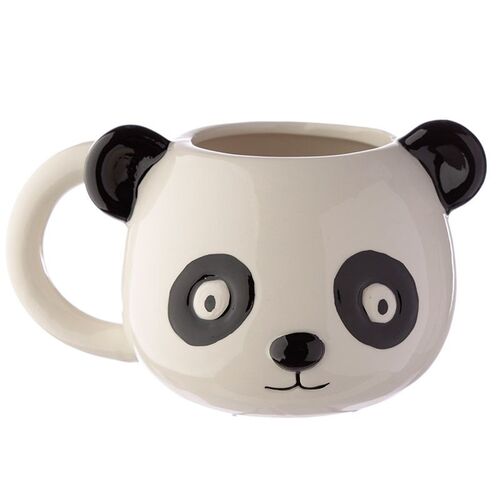 Taza de Cermica 3D con Forma Puckator- Oso Panda Animales Adorables Adoramals TU