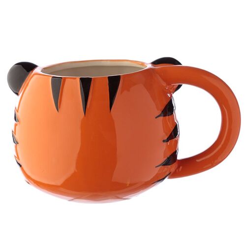 Taza de Cerámica 3D con Forma Puckator- Tigre Animales Adorables Adoramals TU
