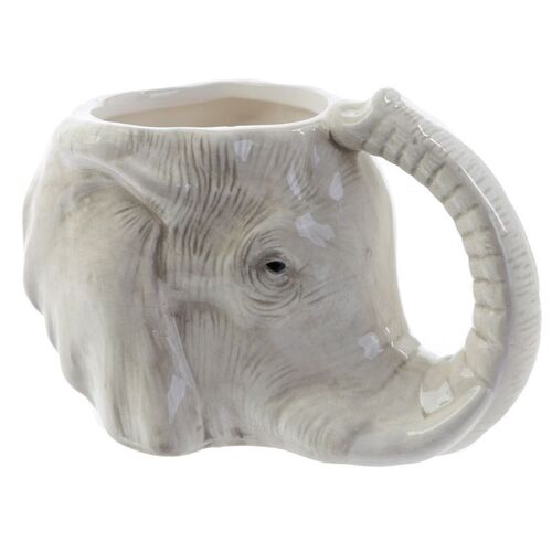 Taza 3D con Forma Puckator- Cabeza de Elefante TU