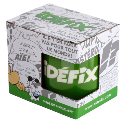Taza de Porcelana Puckator- Idfix de Astrix y Oblix TU