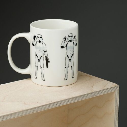 Taza de Porcelana Puckator- Soldado Imperial/The Original Stormtrooper - Blanca TU