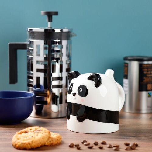 Tazón de Cerámica 3D con Forma Puckator - Oso Panda Pandarama del Revés TU