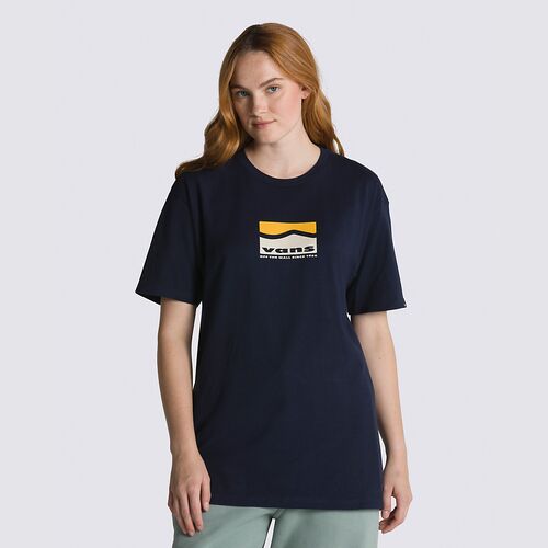 Camiseta Vans Azul Center Sidestripe Navy S