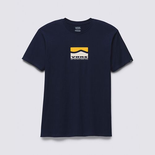 Camiseta Vans Azul Center Sidestripe Navy S