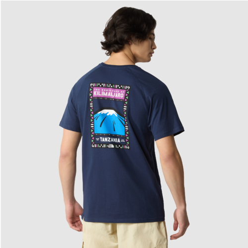 Camiseta North Face Azul Summit Navy - Purple Cactus S