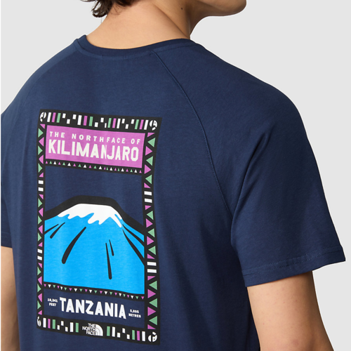 Camiseta North Face Azul Summit Navy - Purple Cactus S