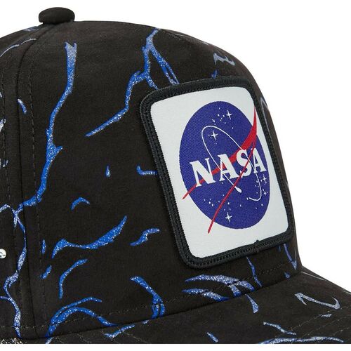 Gorra Capslab curva negra ajustable GLI NASA TU