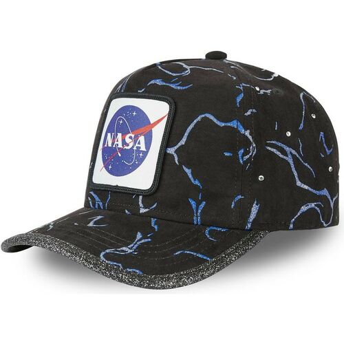 Gorra Capslab curva negra ajustable GLI NASA TU