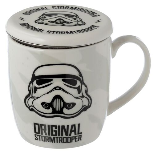 Taza para T de Porcelana con Tapa Puckator - Soldado Imperial  TU