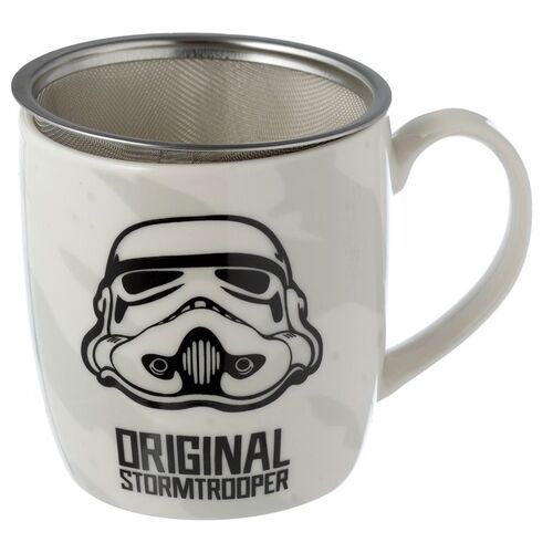 Taza para T de Porcelana con Tapa Puckator - Soldado Imperial  TU