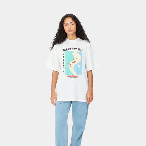 Camiseta Carhartt Blanca W'' Vacanze T-Shirt S