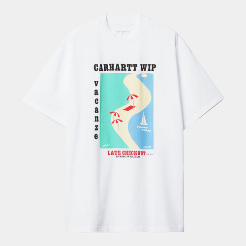 Camiseta Carhartt Blanca W'' Vacanze T-Shirt S