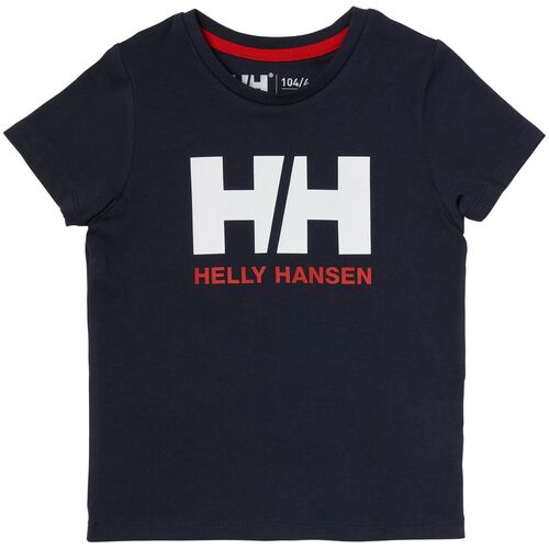 Camiseta azul nio Helly Hansen Kids'' HH Logo T-shirt 86CM/1