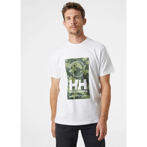 Camiseta Helly Hansen Move Cotton T-shirt White S