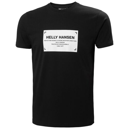 Camiseta Helly Hansen Move Cotton T-shirt Black S