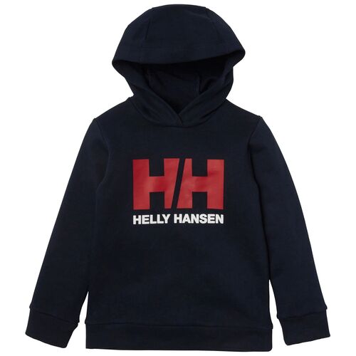Sudadera azul nios unisex con capucha Helly Hansen Kids'' HH Logo Hoodie Navy 86CM/1