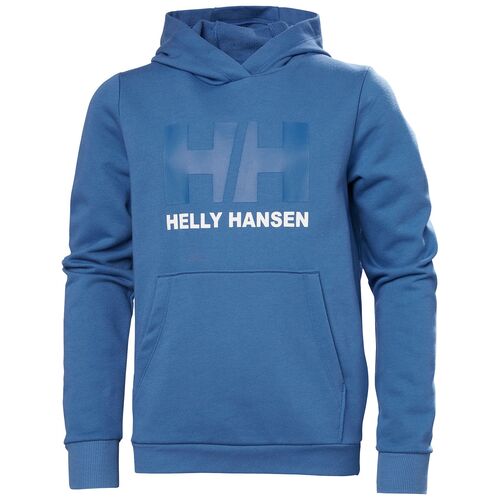 Sudadera con capucha nios unisex Helly Hansen Juniors'' HH Logo Hoodie 2.0 Azurite