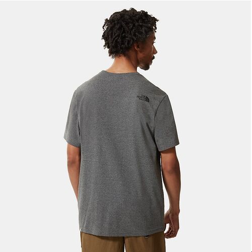 Camiseta gris The North Face Easy Grey Heather XS
