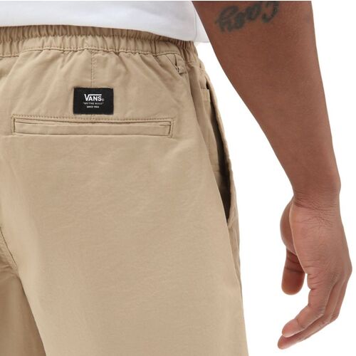 Pantaln Corto Beige Vans Elstico Range De Corte Holgado S