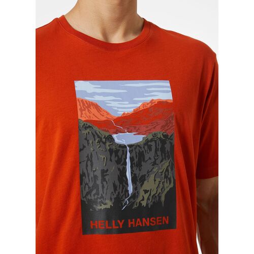 Camiseta Naranja Helly Hansen F2F Organic Cotton Tee M