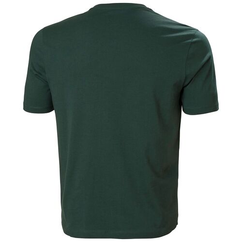 Camiseta Verde Helly Hansen F2F Organic Cotton Tee 2.0 Darkest SPR S