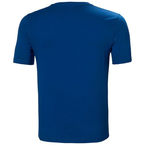 Camiseta azul Helly Hansen F2F Organic Cotton Tee 2.0 Deep Fjord S