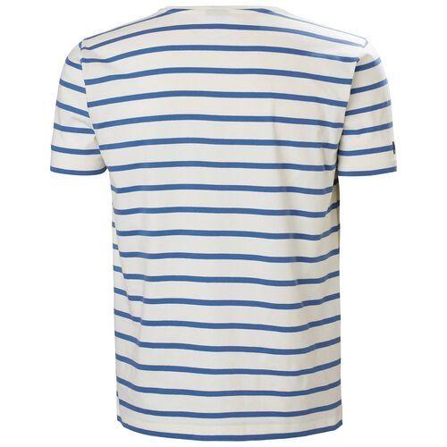 Camiseta Helly Hansen Blanca con Rayas Azules XL