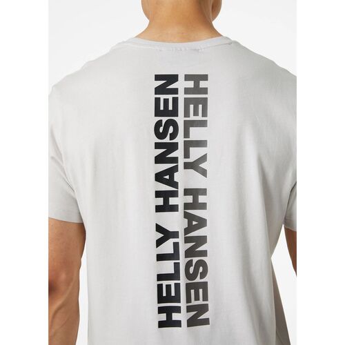 Camiseta Blanca Helly Hansen Core Graphic T-shirt Nimbus Clou S