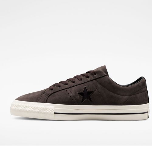 Zapatilla Marrn Converse One Star Pro Nubuck Leather Coffee Nut 41