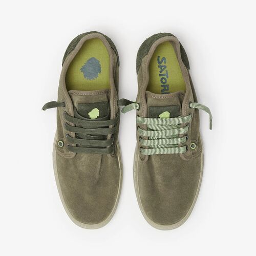 Zapatillas Satorisan Heisei Suede Peat Green 44