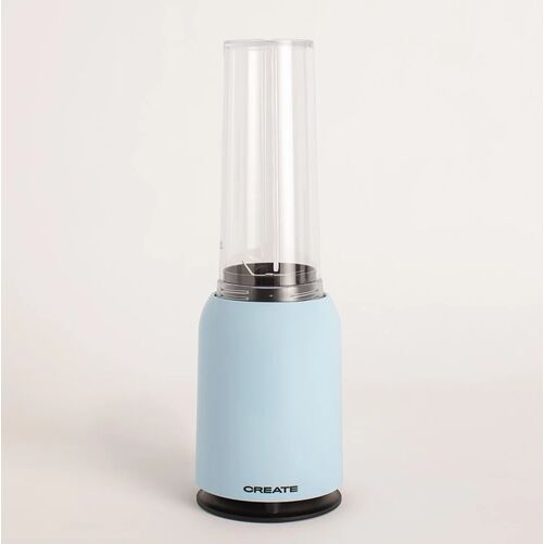 MOI SLIM CREATE - Batidora con vaso portátil azul pastel TU