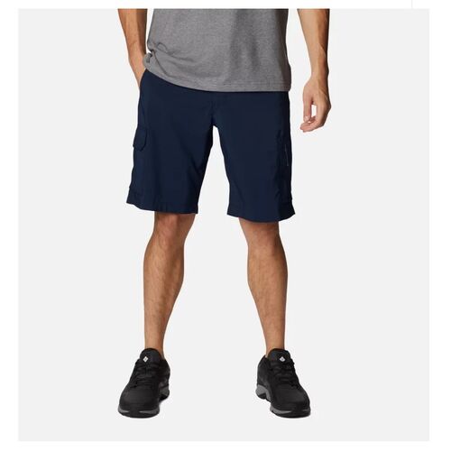 Bermuda Azul Columbia Shorts cargo de senderismo Silver Ridge Utility 28