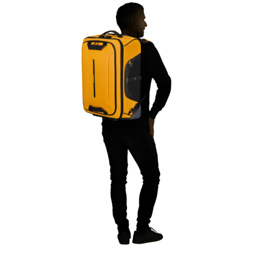 Maleta Samsonite Ecodiver Yellow Bolsa de viaje con ruedas 55cm mochila 