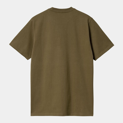 Camiseta Verde Carhartt S/S Script T-Shirt Highland Cassis M