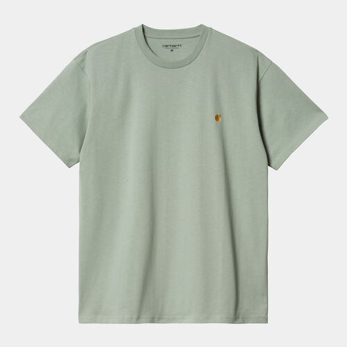 Camiseta Verde Carhartt S/S Chase T-Shirt Glassy Teal M