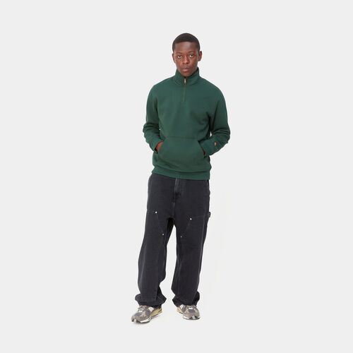 Sudadera Verde Carhartt Chase Neck Zip Sweatshirt Discovery Green S