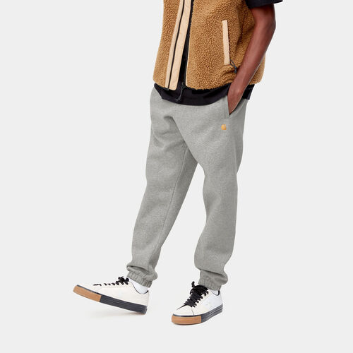 Pantalón de Chandal Gris Carhartt Chase Sweat Pant Grey Heather S